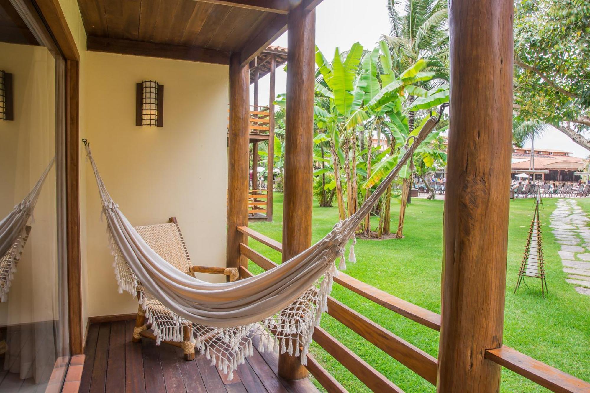 La Torre Resort All Inclusive ポルトセグロ エクステリア 写真 A hammock on a balcony